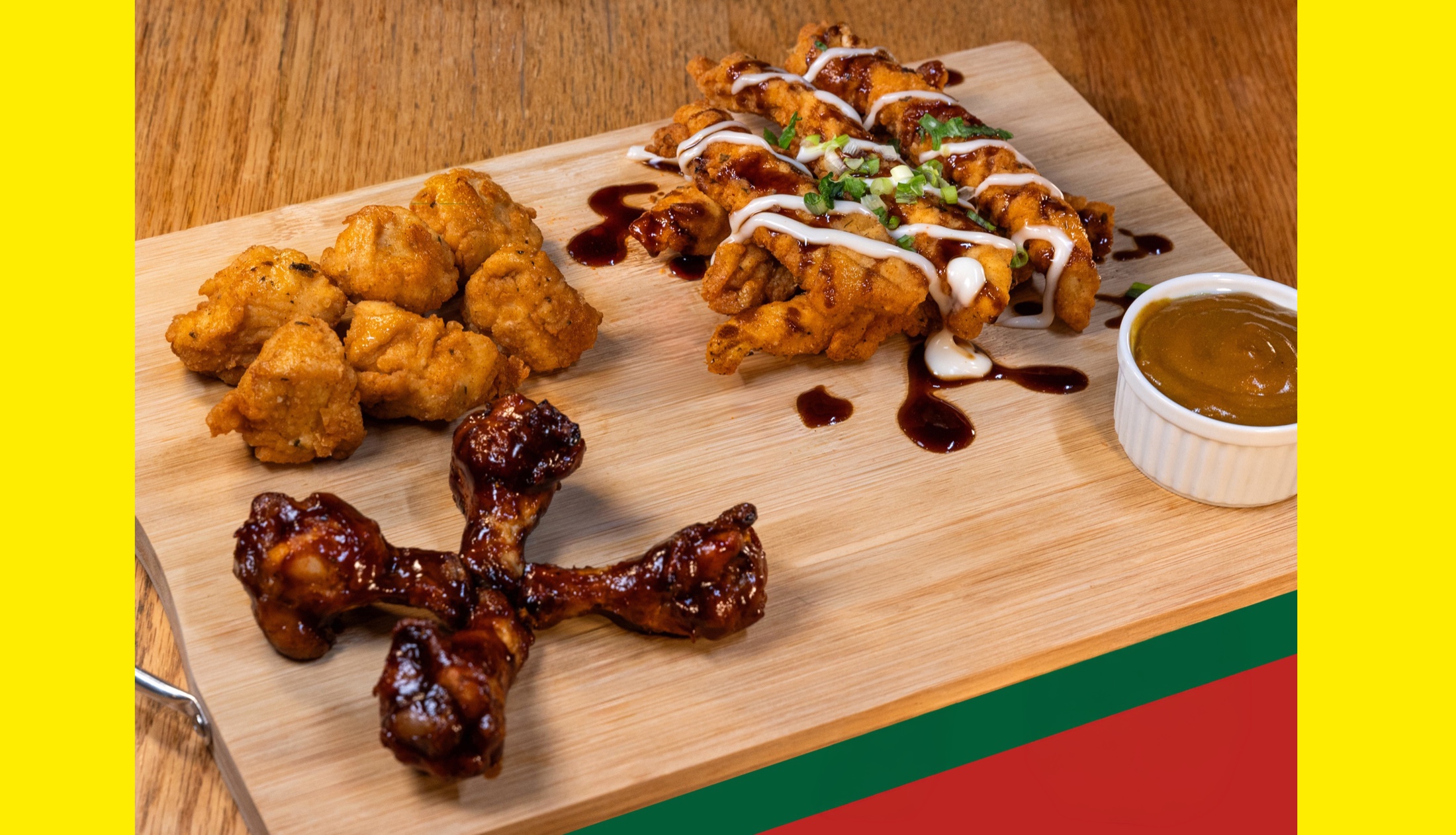 Wings and chicken strips