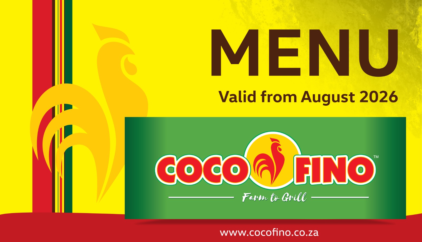 Coco Fino menu